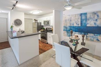 Open air kitchen space